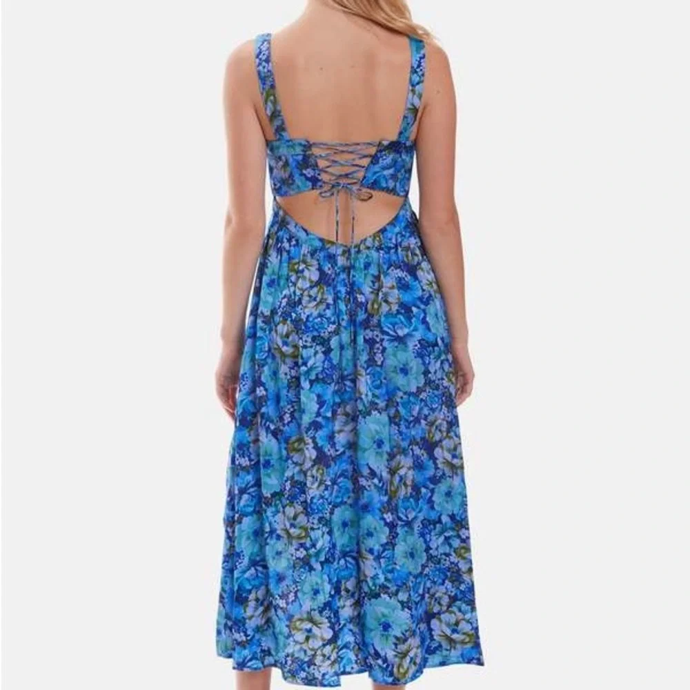 For Love & Lemons Astor Midi Dress - Picture 3 of 6